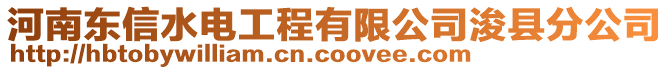 河南東信水電工程有限公司?？h分公司