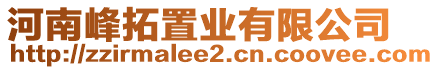 河南峰拓置業有限公司