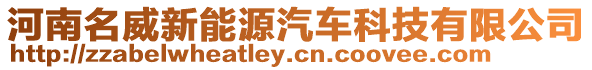 河南名威新能源汽車科技有限公司