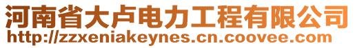 河南省大盧電力工程有限公司