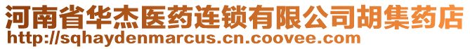 河南省華杰醫(yī)藥連鎖有限公司胡集藥店