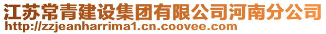 江蘇常青建設(shè)集團有限公司河南分公司