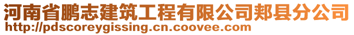 河南省鵬志建筑工程有限公司郟縣分公司