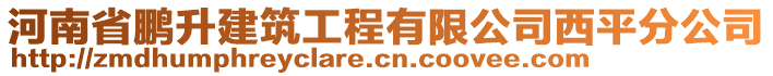 河南省鵬升建筑工程有限公司西平分公司