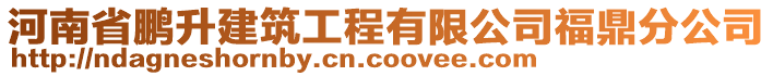 河南省鵬升建筑工程有限公司福鼎分公司