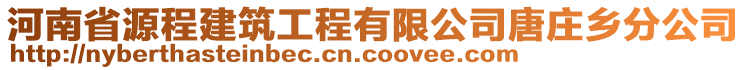 河南省源程建筑工程有限公司唐莊鄉(xiāng)分公司