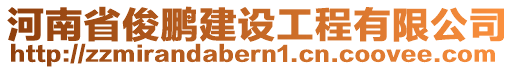 河南省俊鵬建設(shè)工程有限公司