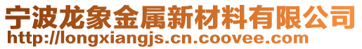 寧波龍象金屬新材料有限公司
