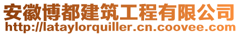 安徽博都建筑工程有限公司