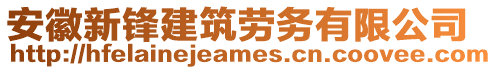 安徽新鋒建筑勞務有限公司