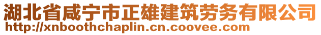 湖北省咸寧市正雄建筑勞務(wù)有限公司