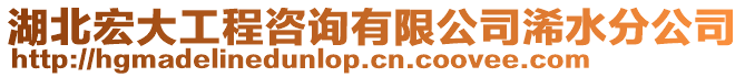 湖北宏大工程咨詢有限公司浠水分公司