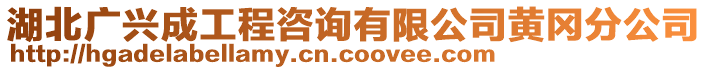 湖北廣興成工程咨詢有限公司黃岡分公司