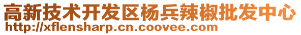 高新技術(shù)開發(fā)區(qū)楊兵辣椒批發(fā)中心