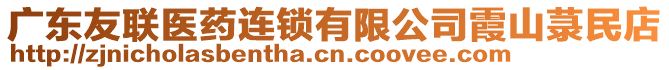 廣東友聯(lián)醫(yī)藥連鎖有限公司霞山菉民店