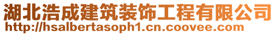 湖北浩成建筑裝飾工程有限公司