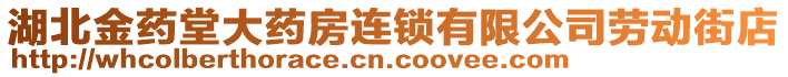 湖北金藥堂大藥房連鎖有限公司勞動(dòng)街店