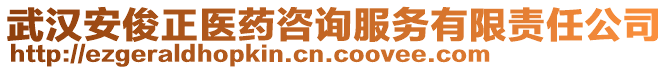 武漢安俊正醫(yī)藥咨詢服務(wù)有限責(zé)任公司