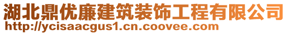 湖北鼎優(yōu)廉建筑裝飾工程有限公司