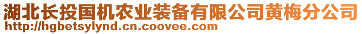 湖北長投國機(jī)農(nóng)業(yè)裝備有限公司黃梅分公司