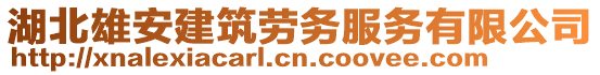 湖北雄安建筑勞務(wù)服務(wù)有限公司