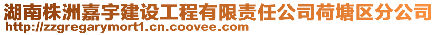 湖南株洲嘉宇建設(shè)工程有限責(zé)任公司荷塘區(qū)分公司