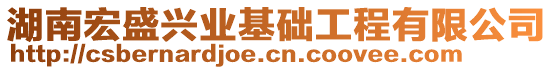 湖南宏盛興業(yè)基礎(chǔ)工程有限公司