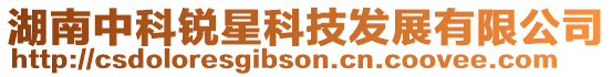 湖南中科銳星科技發展有限公司