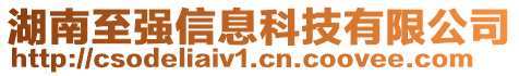 湖南至強信息科技有限公司