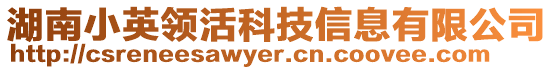 湖南小英領(lǐng)活科技信息有限公司