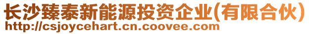 長(zhǎng)沙臻泰新能源投資企業(yè)(有限合伙)