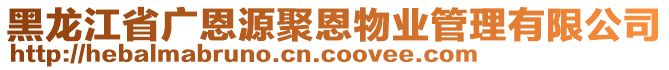 黑龍江省廣恩源聚恩物業(yè)管理有限公司