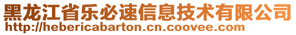 黑龍江省樂必速信息技術(shù)有限公司