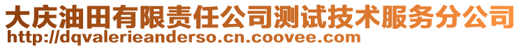 大慶油田有限責(zé)任公司測試技術(shù)服務(wù)分公司