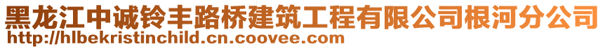 黑龍江中誠鈴豐路橋建筑工程有限公司根河分公司