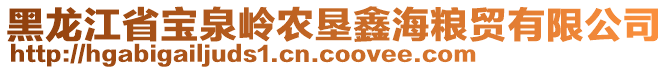 黑龍江省寶泉嶺農(nóng)墾鑫海糧貿(mào)有限公司