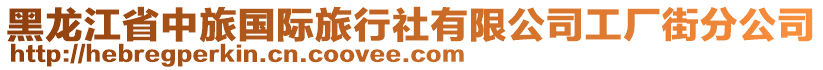 黑龍江省中旅國(guó)際旅行社有限公司工廠街分公司