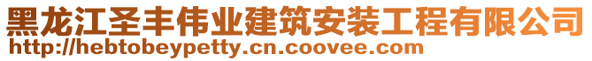 黑龍江圣豐偉業(yè)建筑安裝工程有限公司