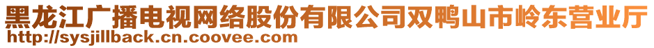 黑龍江廣播電視網絡股份有限公司雙鴨山市嶺東營業(yè)廳