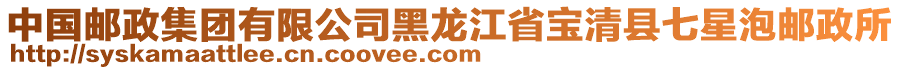 中國郵政集團有限公司黑龍江省寶清縣七星泡郵政所