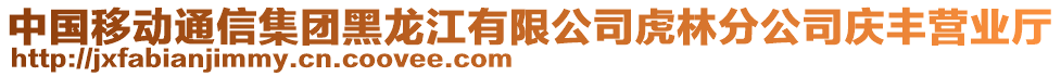 中國移動通信集團黑龍江有限公司虎林分公司慶豐營業(yè)廳