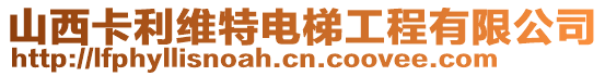 山西卡利維特電梯工程有限公司