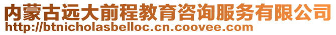 內(nèi)蒙古遠(yuǎn)大前程教育咨詢服務(wù)有限公司