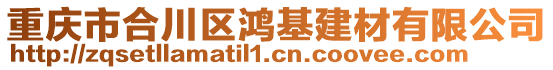 重慶市合川區(qū)鴻基建材有限公司