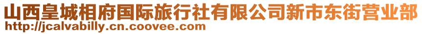 山西皇城相府國(guó)際旅行社有限公司新市東街營(yíng)業(yè)部