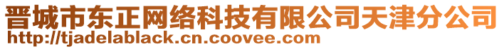 晉城市東正網(wǎng)絡(luò)科技有限公司天津分公司