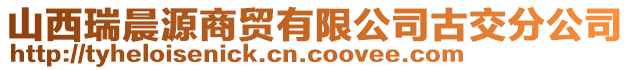 山西瑞晨源商貿(mào)有限公司古交分公司