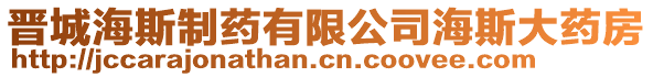 晉城海斯制藥有限公司海斯大藥房