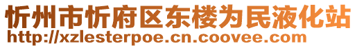 忻州市忻府區(qū)東樓為民液化站