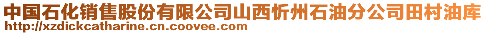 中國石化銷售股份有限公司山西忻州石油分公司田村油庫